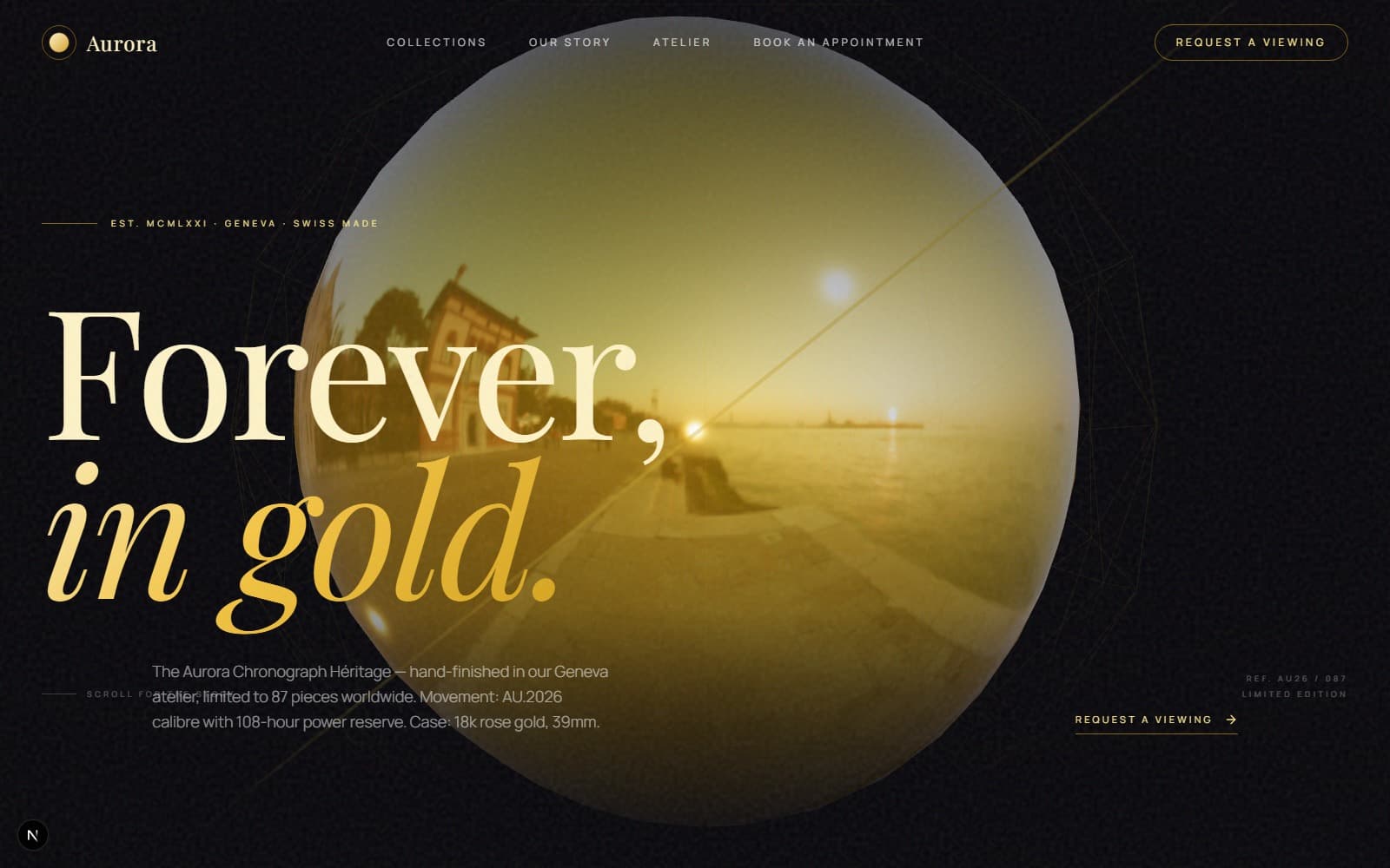 Aurora — Luxury · Swiss Haute Horlogerie