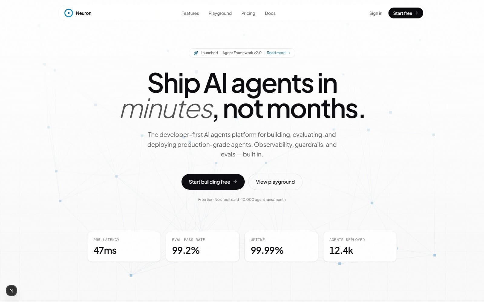 Neuron — B2B SaaS · AI Platform